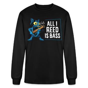Bassoon, oboe, clarinet, Music teacher - Men's Long Sleeve T-Shirt - black - Front