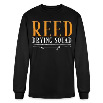 Bassoon, oboe, clarinet, Music teacher - Men's Long Sleeve T-Shirt - black - Front