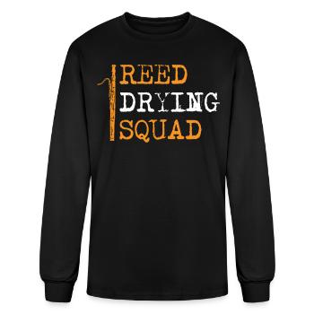 Bassoon, oboe, clarinet, Music teacher - Men's Long Sleeve T-Shirt - black - Front
