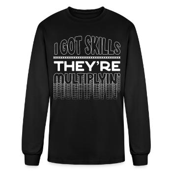 Math Teacher - Men's Long Sleeve T-Shirt - black - Front