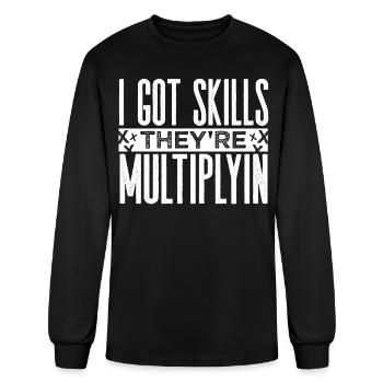 Math Teacher - Men's Long Sleeve T-Shirt - black - Front