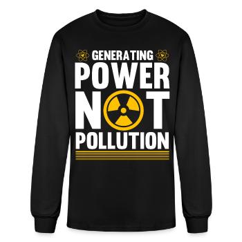 Nuclear Engineer, nuclear, science - Men's Long Sleeve T-Shirt - black - Front