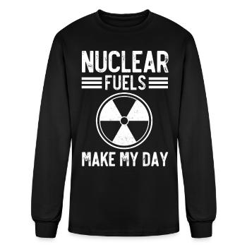 Nuclear Engineer, nuclear, science - Men's Long Sleeve T-Shirt - black - Front
