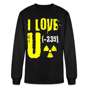 Nuclear Engineer, nuclear, science - Men's Long Sleeve T-Shirt - black - Front