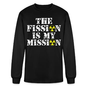 Nuclear Engineer, nuclear, science - Men's Long Sleeve T-Shirt - black - Front
