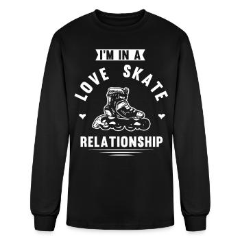 Roller Skating, skating, roller skate - Men's Long Sleeve T-Shirt - black - Front