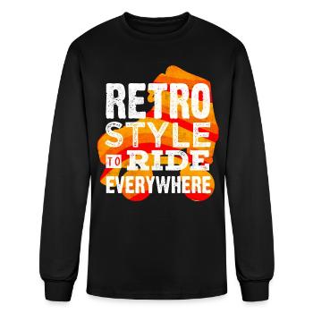 Skating, Roller Skating - Men's Long Sleeve T-Shirt - black - Front