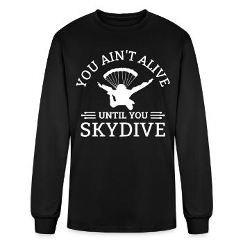 Skydive, SKydiving, Skydiver - Men's Long Sleeve T-Shirt - black - Front