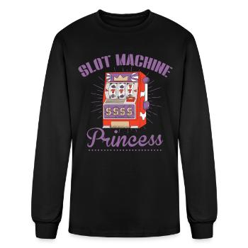 SLot Mashine, Gambler, Gambling - Men's Long Sleeve T-Shirt - black - Front