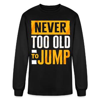 Skydiving, Skydiver - Men's Long Sleeve T-Shirt - black - Front