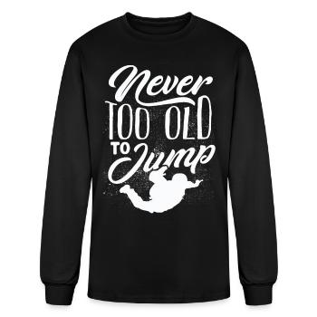 Skydiving, Skydiver - Men's Long Sleeve T-Shirt - black - Front