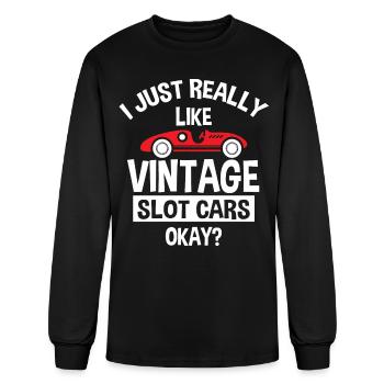 Slot Car, SlotCar Racing - Men's Long Sleeve T-Shirt - black - Front
