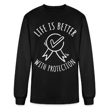 Insurance agent - Men's Long Sleeve T-Shirt - black - Front