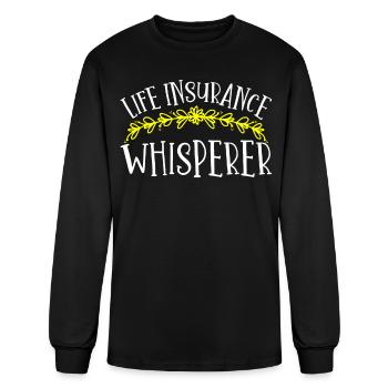 Insurance agent - Men's Long Sleeve T-Shirt - black - Front