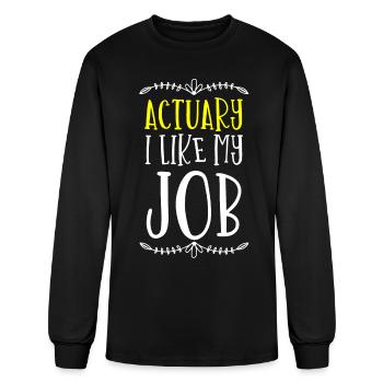 Insurance agent - Men's Long Sleeve T-Shirt - black - Front