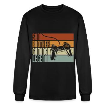 Gaming - Men's Long Sleeve T-Shirt - black - Front