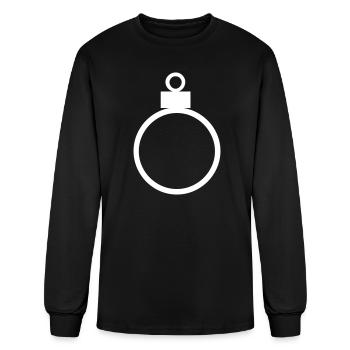 Minimalistic Ornament - Men's Long Sleeve T-Shirt - black - Front