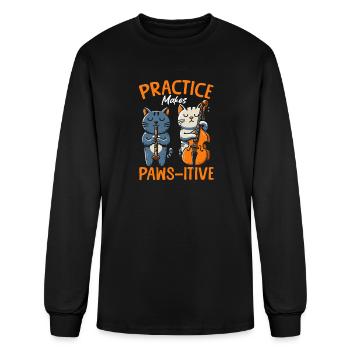 Woodwind Reeds Soprano Animals Bass Clarinet - Men's Long Sleeve T-Shirt - black - Front