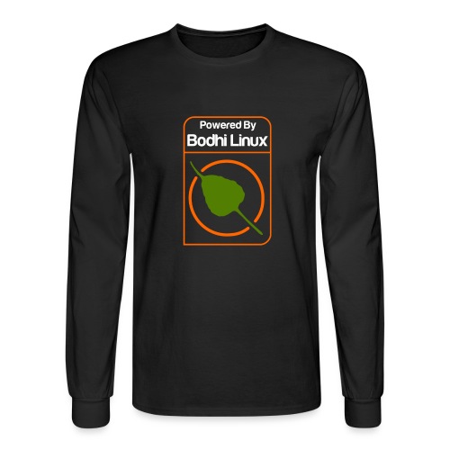 Powered by Bodhi Linux - Men's Long Sleeve T-Shirt