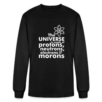 The Universe Is Made Of Protons - Men's Long Sleeve T-Shirt - black - Front