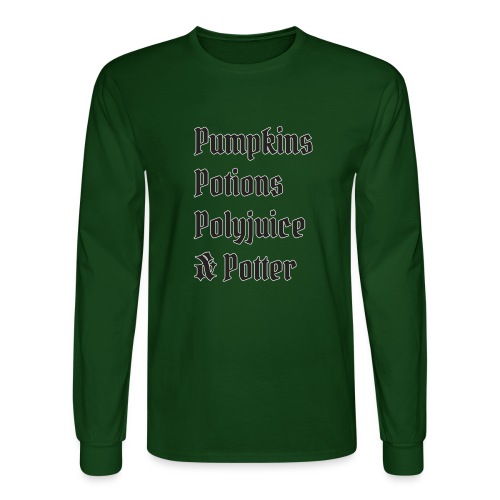 Pumpkins Potions Polyjuice & Potter - Men's Long Sleeve T-Shirt