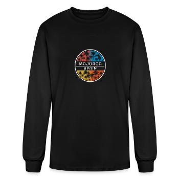 Majorca Mallorca Spain Stylish Vacation Souvenir - Men's Long Sleeve T-Shirt - black - Front