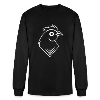 Chicken Hen Rooster Farm Chicks - Men's Long Sleeve T-Shirt - black - Front