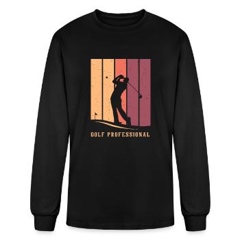 Golf Professional - Men's Long Sleeve T-Shirt - black - Front