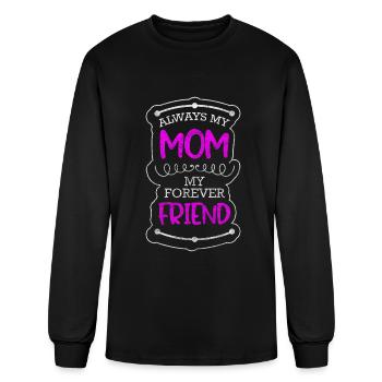 Mother Baby Baby Bump Role Model - Men's Long Sleeve T-Shirt - black - Front