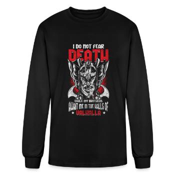 Odin Teutonic Paganism - Men's Long Sleeve T-Shirt - black - Front