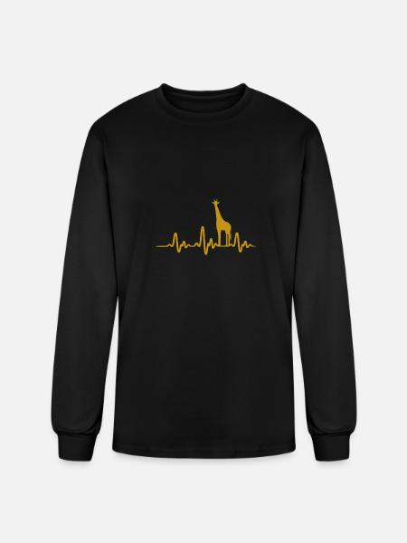 Giraffe - Men's Long Sleeve T-Shirt - black