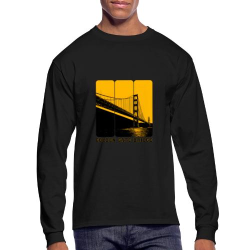 Golden Gate Bold Icon - Men's Long Sleeve T-Shirt