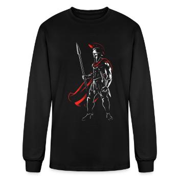 Spartan 300 - Men's Long Sleeve T-Shirt - black - Front