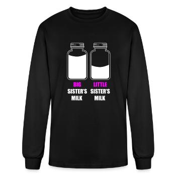 Milk Of Sisters - Men's Long Sleeve T-Shirt - black - Front