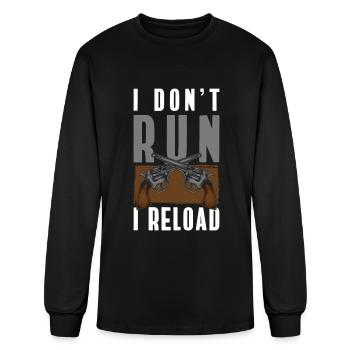 Arme Armes Tir Roi Tir Sport - T-shirt à manches longues Homme - noir - Devant