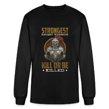 Knight Lance Templar Warrior - Men's Long Sleeve T-Shirt - black - Front
