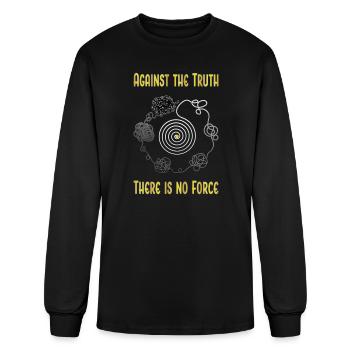 The Truth - Men's Long Sleeve T-Shirt - black - Front