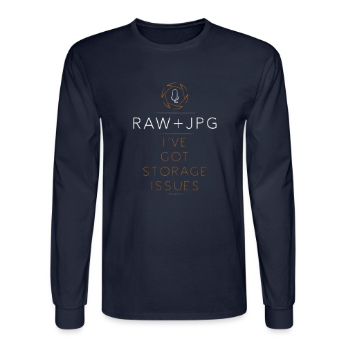 For the RAW+JPG Shooter - Men's Long Sleeve T-Shirt