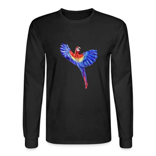 Scarlet macaw parrot - Men's Long Sleeve T-Shirt