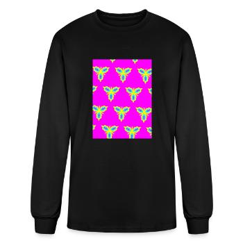 enchanting abstract seamless - Men's Long Sleeve T-Shirt - black - Front