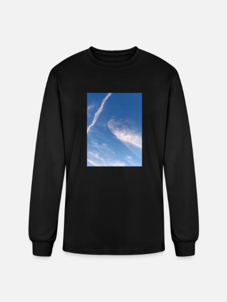 Natural sky - Men's Long Sleeve T-Shirt - black