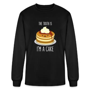 Pan Cake - Men's Long Sleeve T-Shirt - black - Front