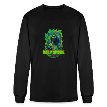 HOLY SMOKE - Men's Long Sleeve T-Shirt - black - Front