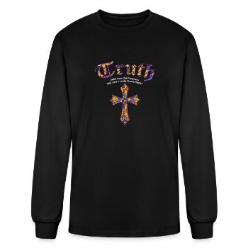 Truth Design - Men's Long Sleeve T-Shirt - black - Front