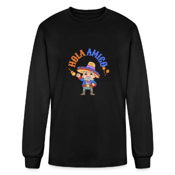 mexico - Men's Long Sleeve T-Shirt - black - Front