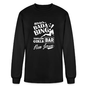The Sopranos - Topless girls bar New Jersey - Men's Long Sleeve T-Shirt - black - Front