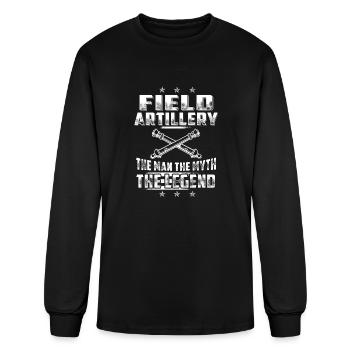 field artillery, us army field artillery, Field Ar - Men's Long Sleeve T-Shirt - black - Front