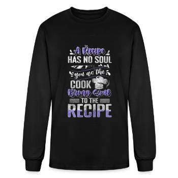 Kitchen Gastronomy Culinary Art Cooking Pot - Men's Long Sleeve T-Shirt - black - Front