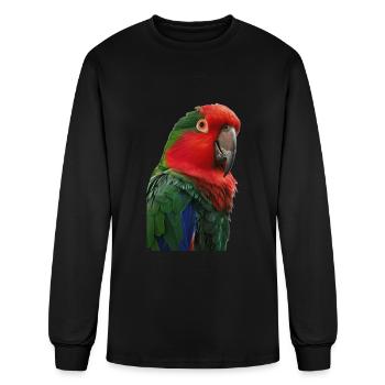 Parrot - Men's Long Sleeve T-Shirt - black - Front