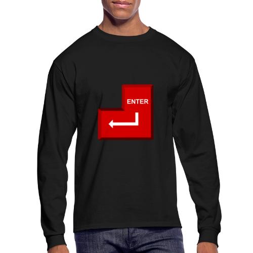 Just Press Enter - Men's Long Sleeve T-Shirt